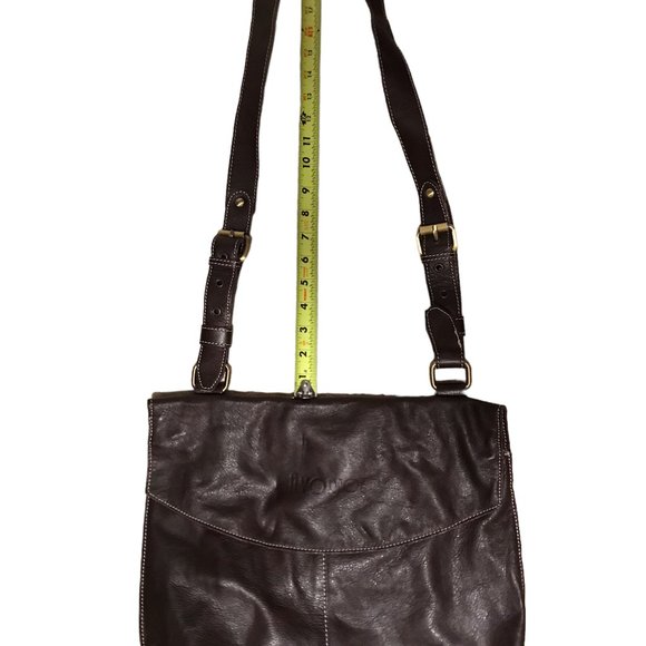 Avorio Italian Soft Apple Green Leather Adjustable Shoulder  Beautiful AVORIO Italian Leather Bag Cross Body
